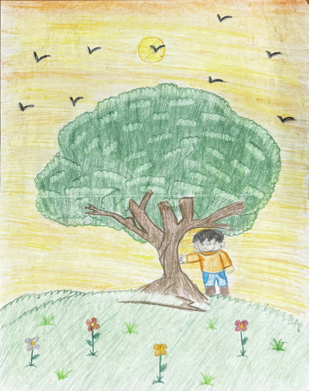 Imagen de El atardecer del árbol