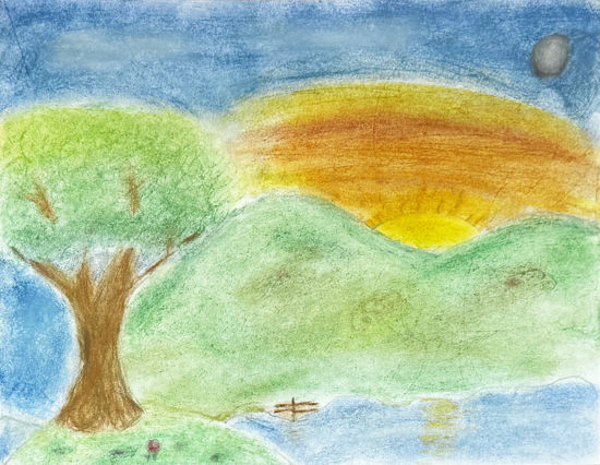 Imagen de El árbol mágico del amanecer