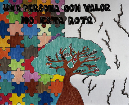 Picture of Una persona con valor, no está rota