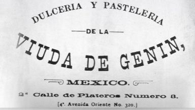 pastelería de la viuda de Genin